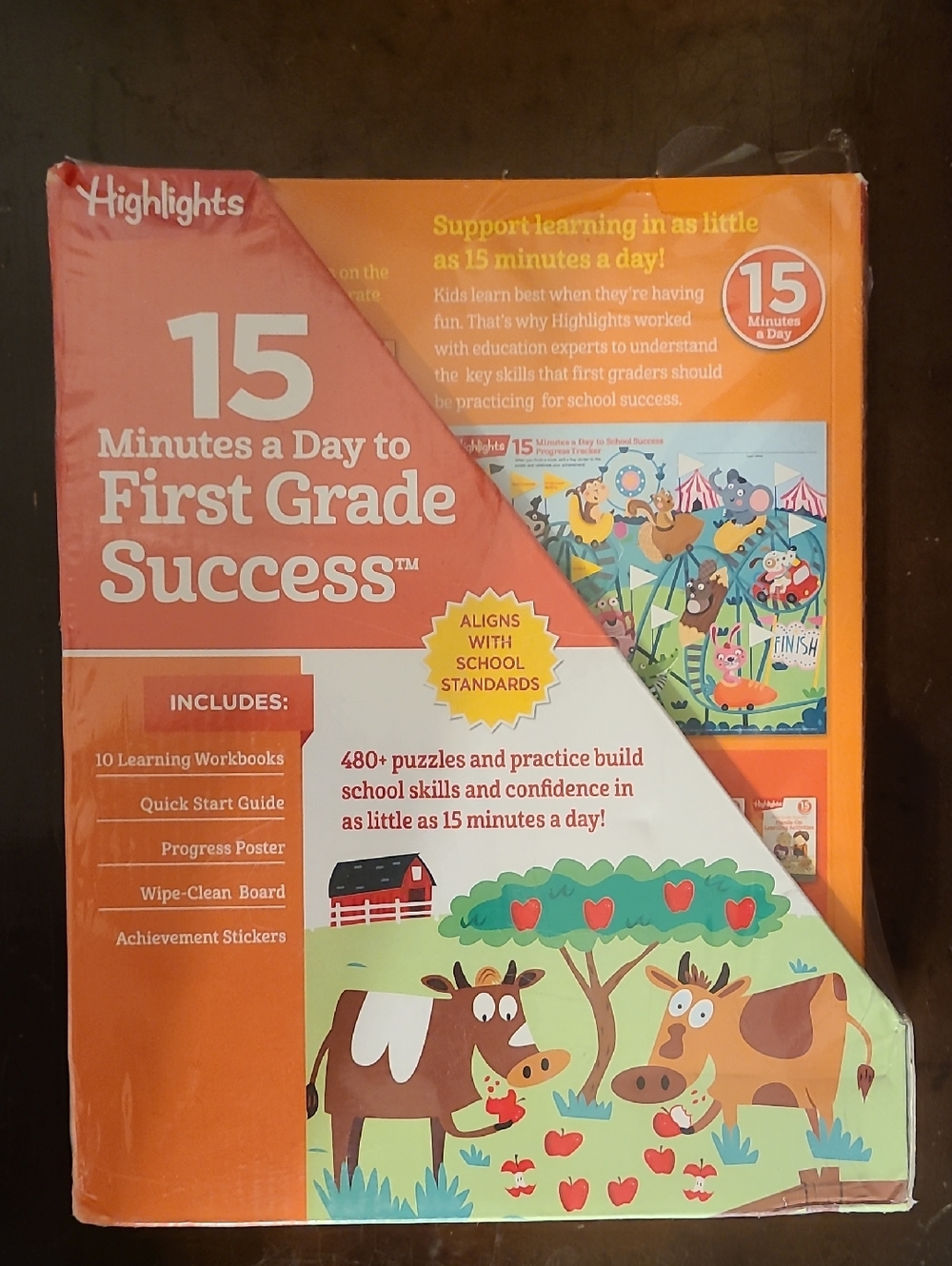 Highlights 15 Minutes a Day to First Grade Success Workbook Set